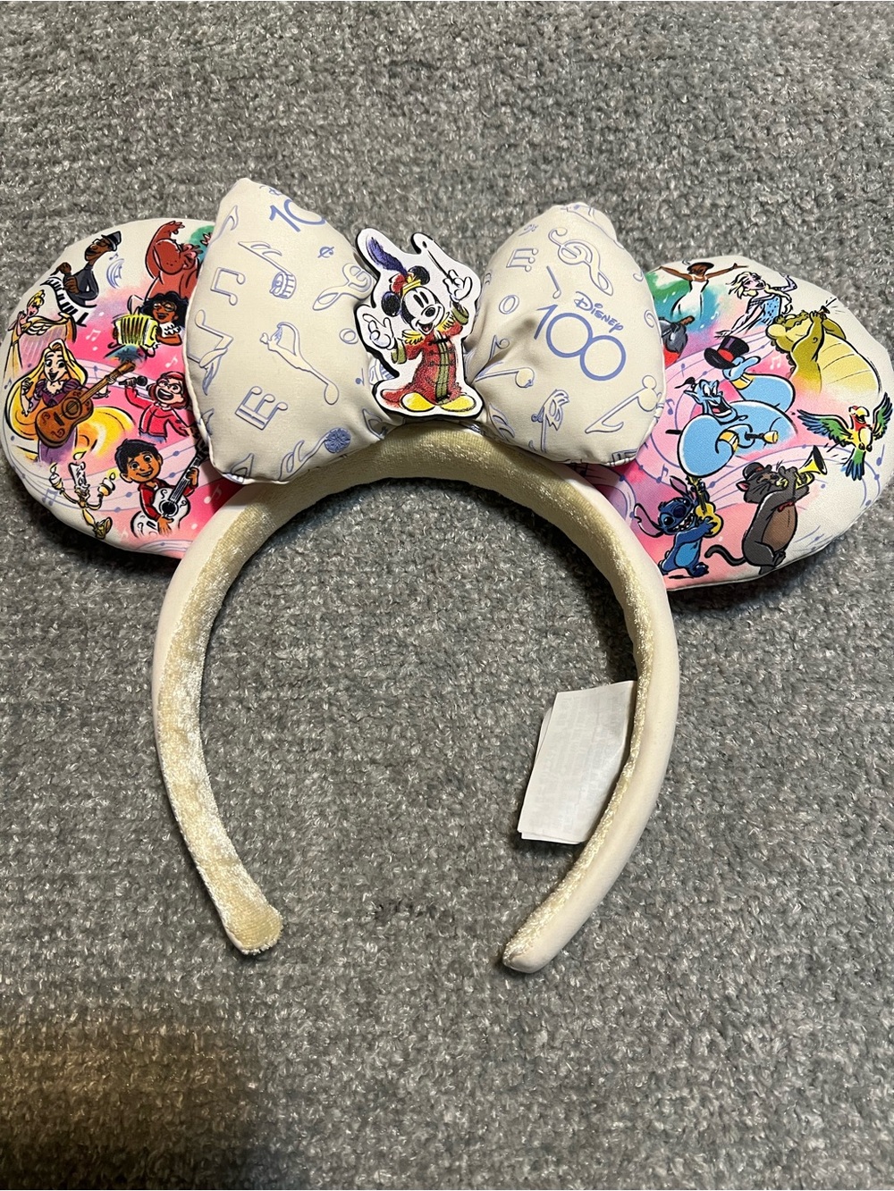 Disney` Parks 100 Years Special Moments Music Band Leader Minnie Ears Headband